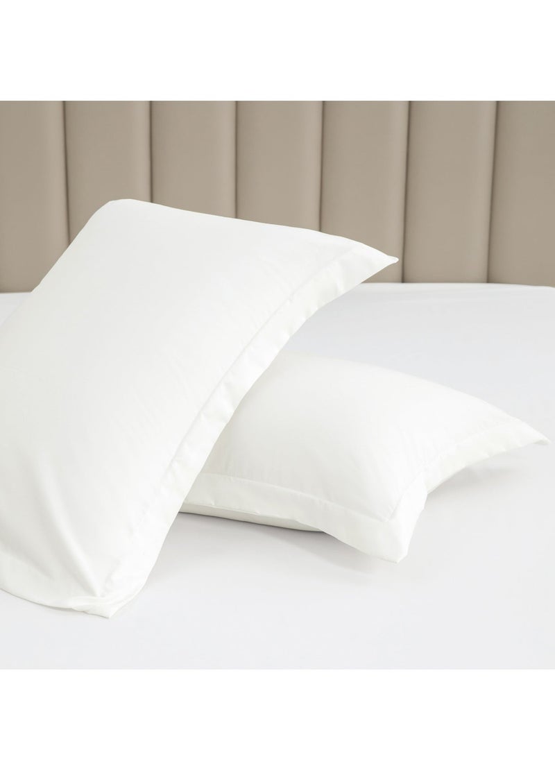 Donetella Standard Pillowcase Set of 2, Size 50x75 cm, Ultra Soft Brushed Microfiber, Envelope Closure, Durable, Wrinkle & Fade Resistant Pillow Covers - Image 1